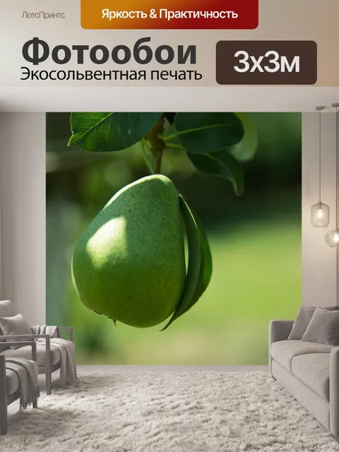 Фотообои Зеленая груша