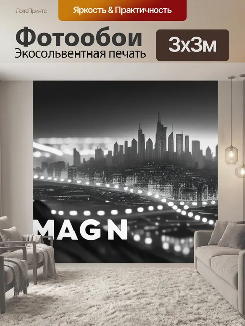 Фотообои пейзаж с городом название чернобелый