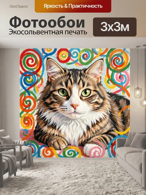 300 × 300 см · Экосольвентная печать