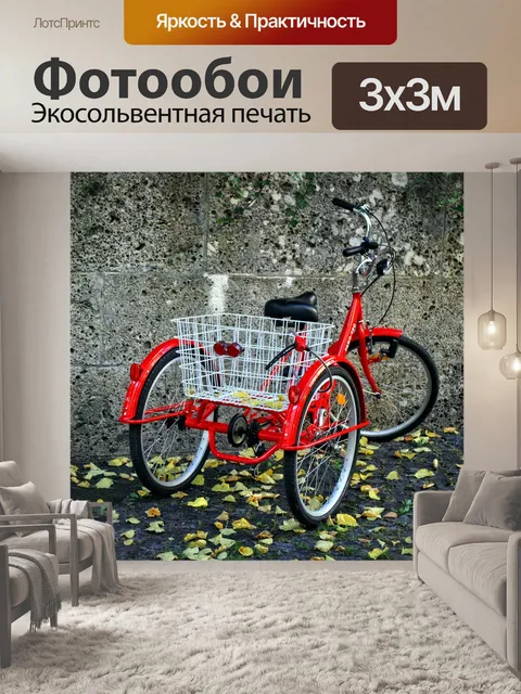 Фотообои Трехколесный велосипед