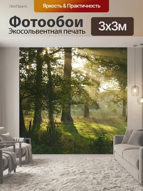 Фотообои Утреннее солнце