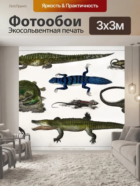 Фотообои Крокодиловая шишка ящерица старая