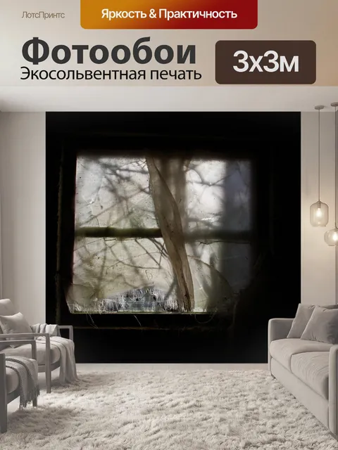 Фотообои Покинутый окно