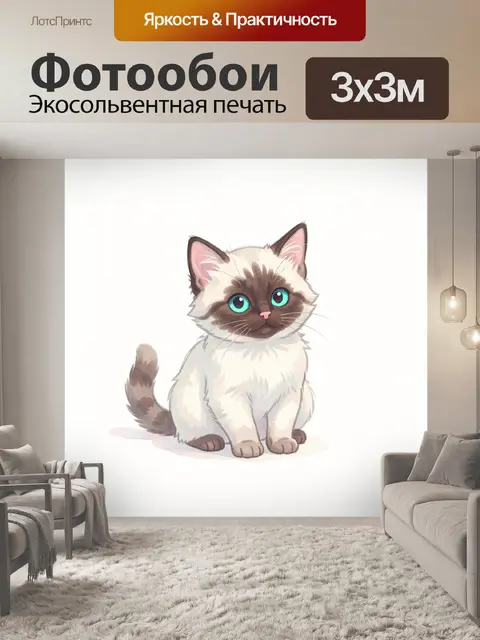 300 × 300 см · Экосольвентная печать