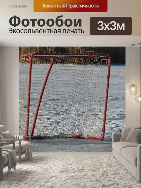 Фотообои Хоккейная сетка