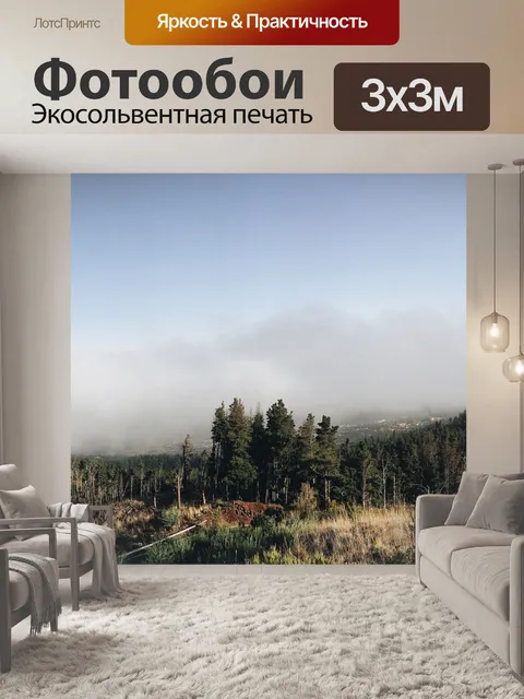 Фотообои Лесной фон