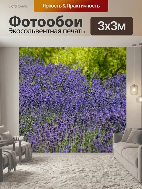 Фотообои Лавандовое поле