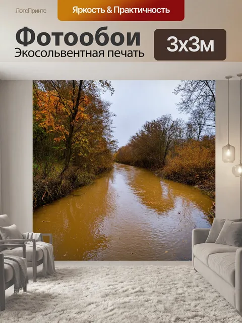 Фотообои осень осенняя слякоть