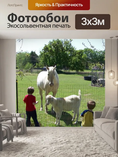 Фотообои Детей и домашних животных