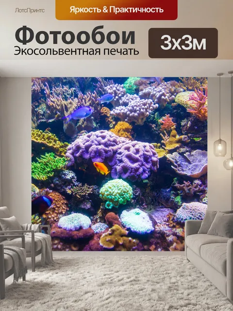 Фотообои коралловый риф