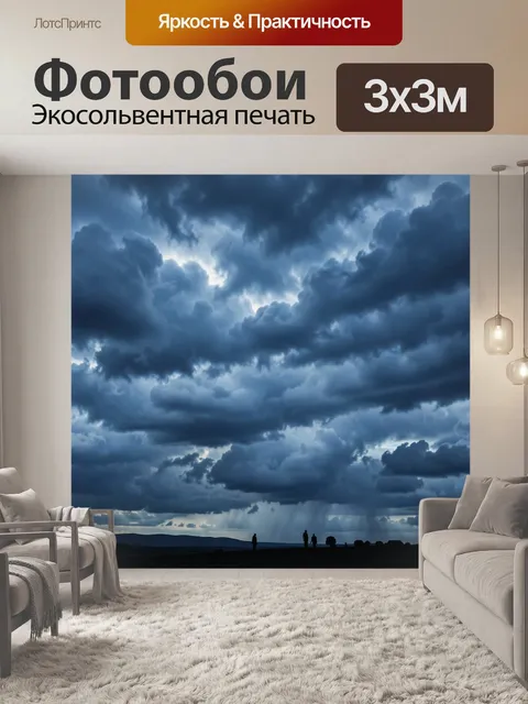 300 × 300 см · Экосольвентная печать