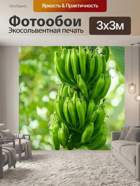 Фотообои Выращивание бананов