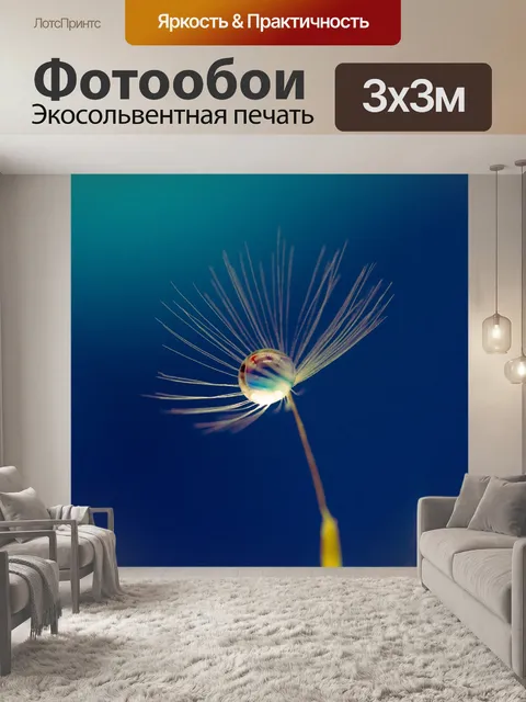 Фотообои Капли воды