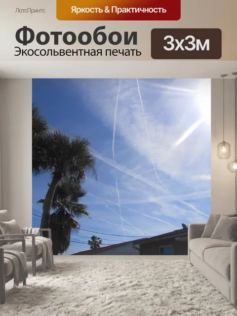 Фотообои Chemtrails