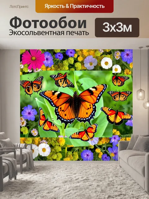 Фотообои бабочки