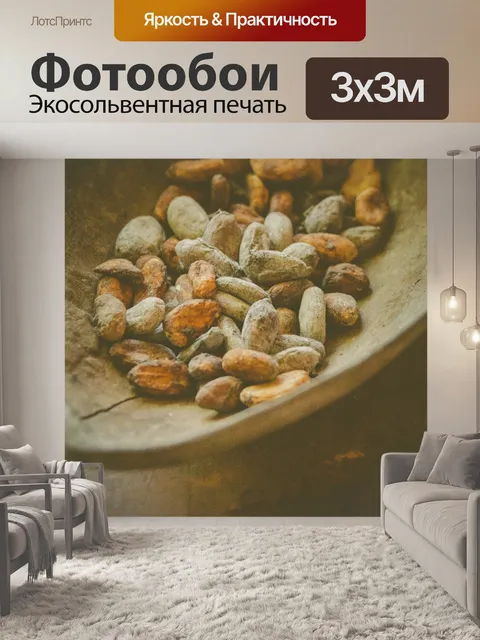 Фотообои какао бобы