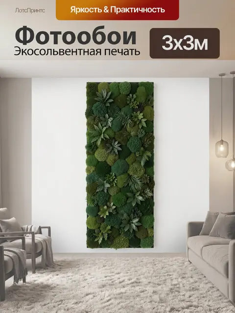 300 × 300 см · Экосольвентная печать