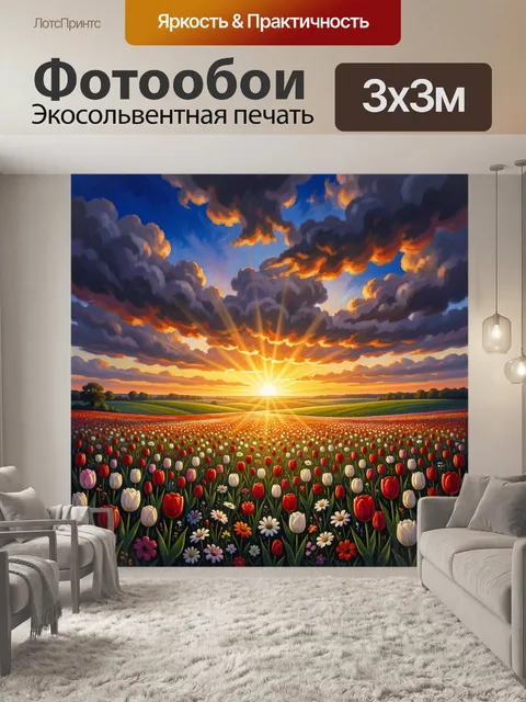 300 × 300 см · Экосольвентная печать