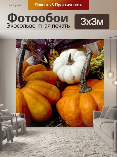 Фотообои Тыква Натюрморт