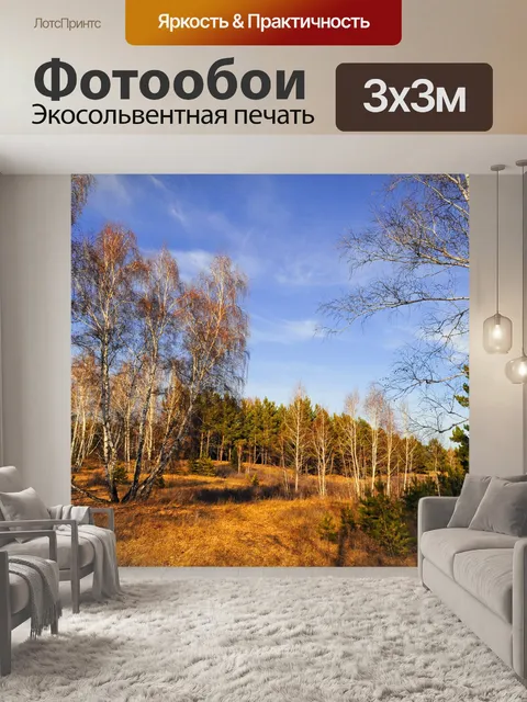 Фотообои Осенний лес 2