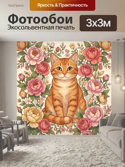 300 × 300 см · Экосольвентная печать
