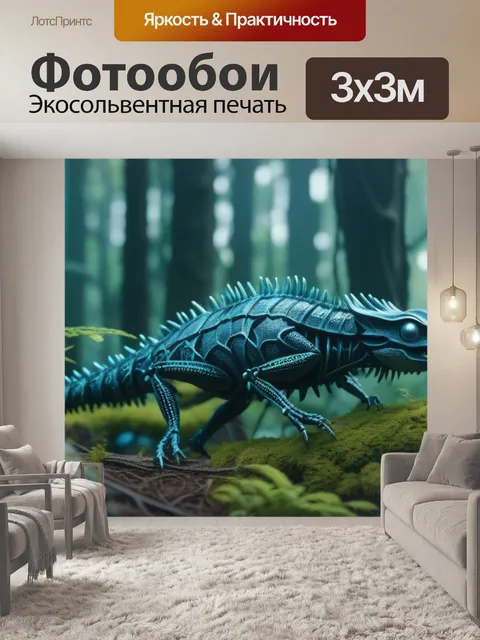 Фотообои фантастические существа в лесной чаще