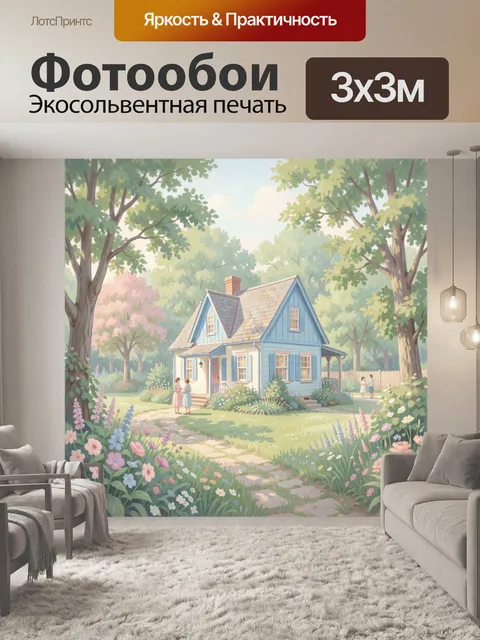 300 × 300 см · Экосольвентная печать