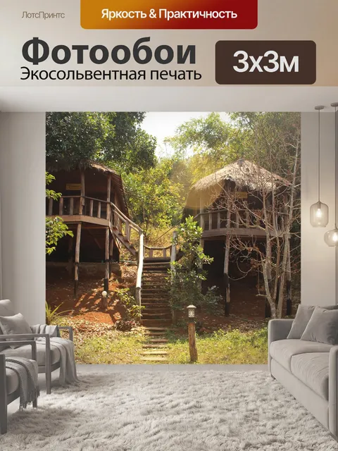 Фотообои Деревянный дом