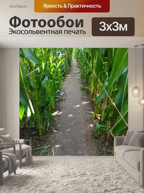 Фотообои Кукурузный лабиринт