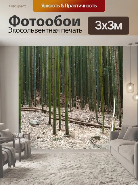 Фотообои Бамбуковый лес