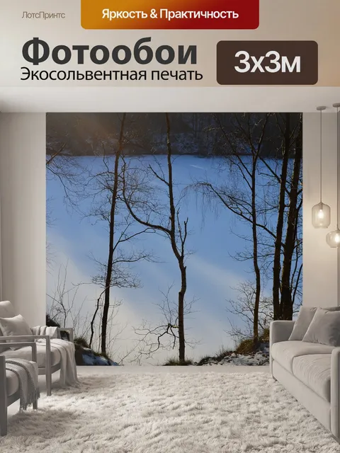Фотообои Зимний пейзаж