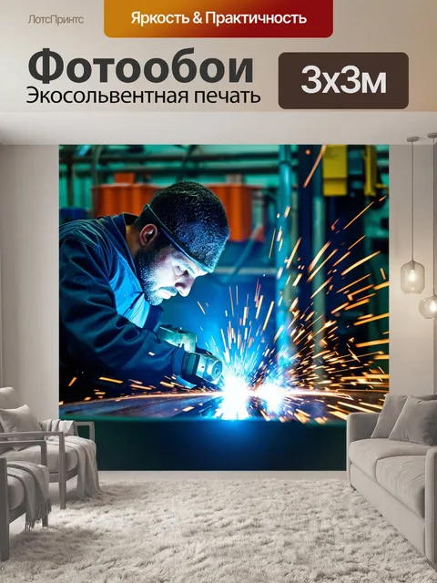 Фотообои сцена в производственном цехе