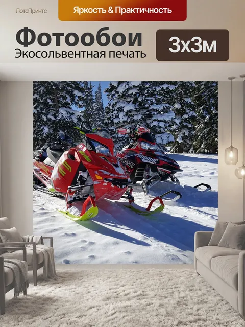 Фотообои Снегоход
