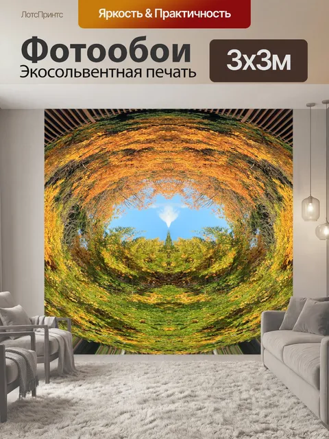 Фотообои деревья в овальной стеклянной реферата