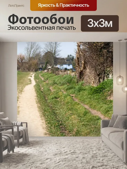 Фотообои Деревня Trail