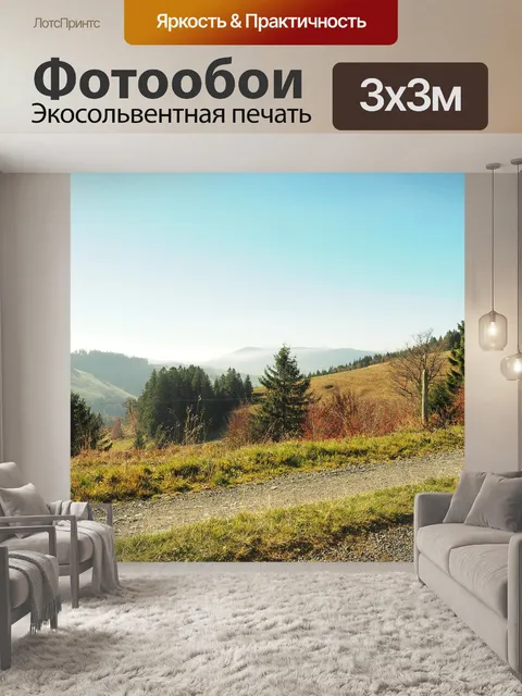 Фотообои Черный лес
