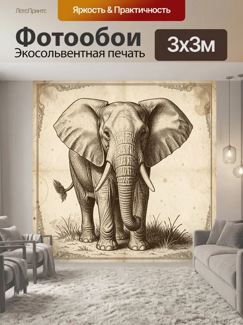300 × 300 см · Экосольвентная печать