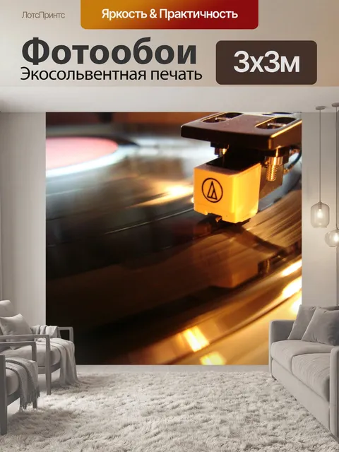 Фотообои Игла проигрывателя