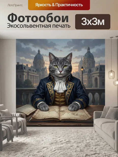 Фотообои Серый джентльмен в камзоле