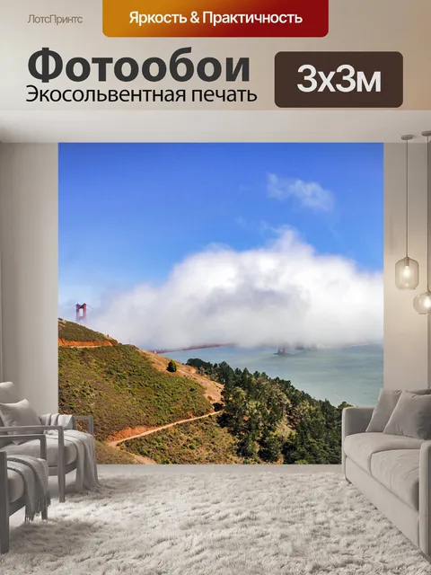 Фотообои Мокрый мост Золотые Ворота
