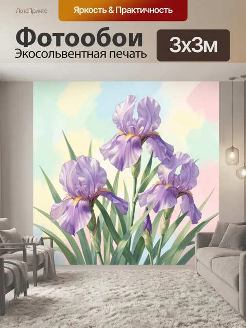 300 × 300 см · Экосольвентная печать