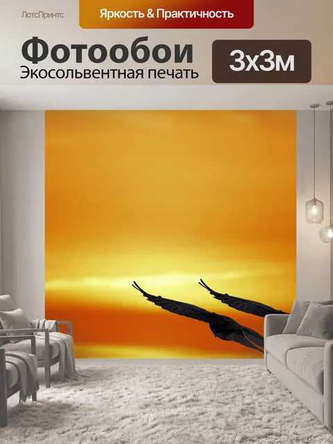 Фотообои Летящие птицы