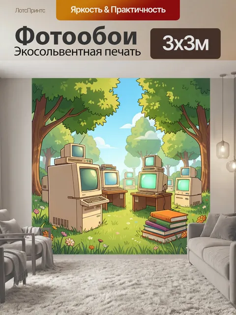 300 × 300 см · Экосольвентная печать