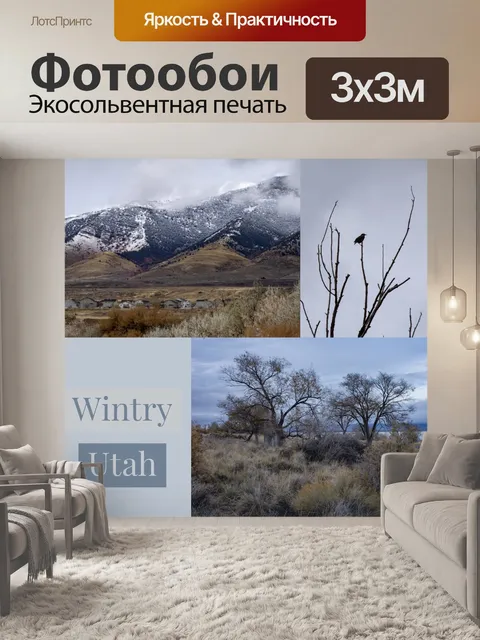 Фотообои Зима в Юте