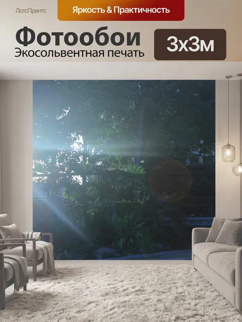 Фотообои солнечных лучей