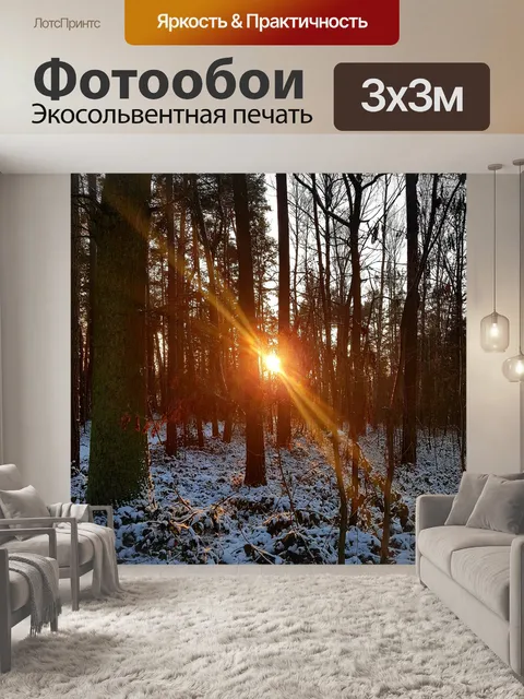 Фотообои Заход солнца