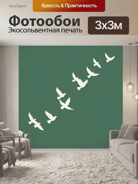 300 × 300 см · Экосольвентная печать