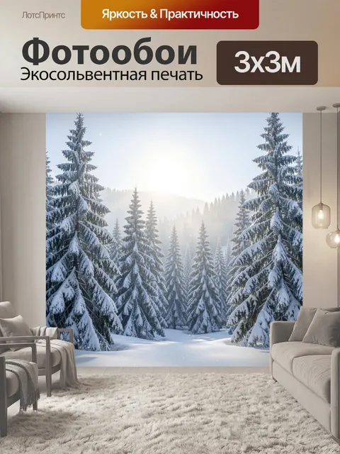 300 × 300 см · Экосольвентная печать
