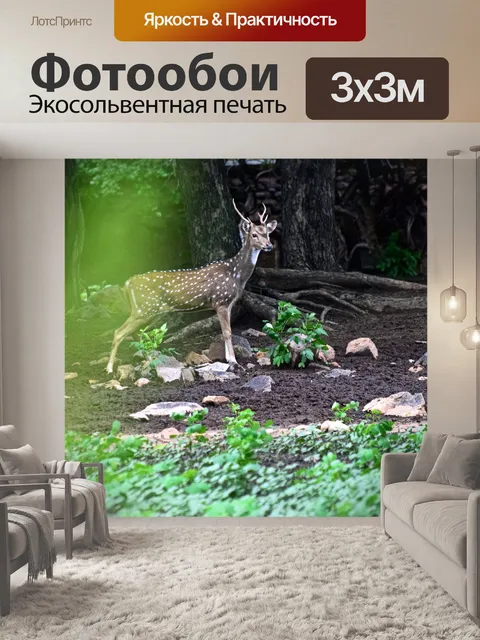 Фотообои Пятнистый олень 2