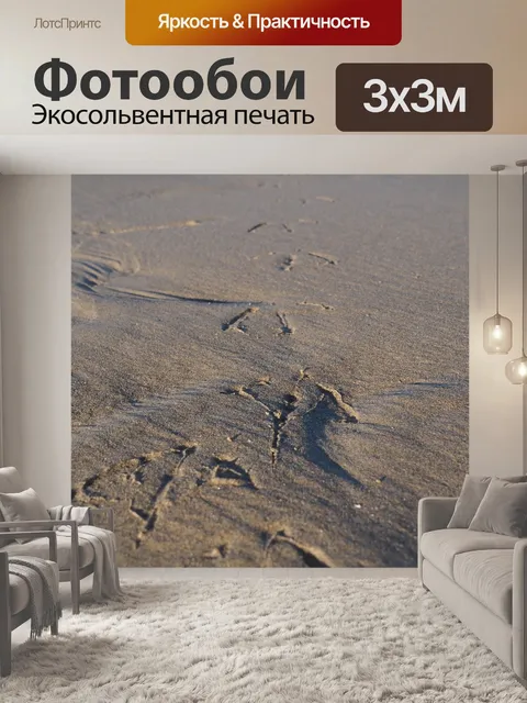 Фотообои Птица треки